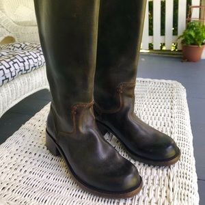 *SIZE 7* Authentic Frye Brown Leather Boots